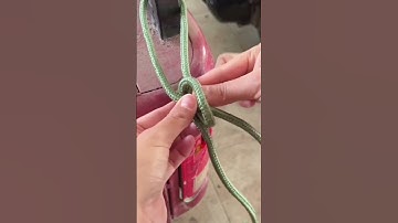 A newly learned method for tying trailer rope knots