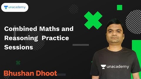 Combined Maths and Reasoning  Practice Sessions | MPSC | Bhushan Dhoot