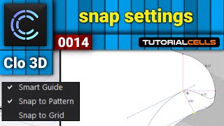 0014. smart guide & snaps in clo3D