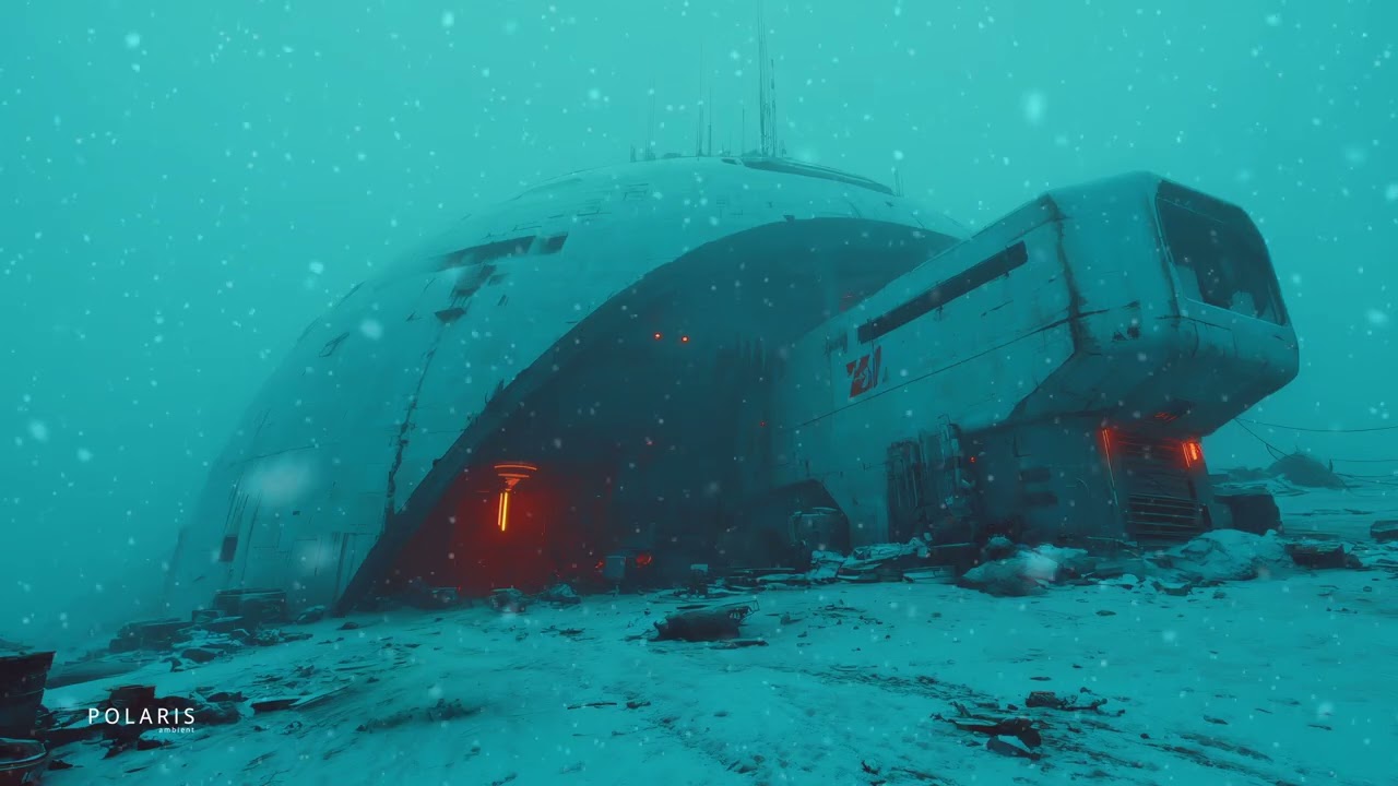 Dystopian Soundscape ☢️ Post-Earth Cyberpunk Outpost