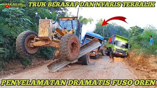 The Operator's Dramatic Rescue, Fuso Truck Smoked Until Almost Overturned by Anak Belok Official 20,413 views 9 days ago 34 minutes