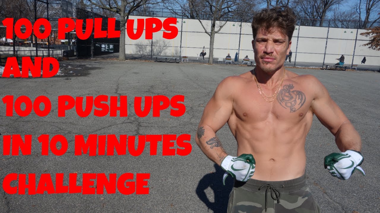 100 Pull Ups and 100 Push Ups in 10 Minutes Challenge - BarNaturalPrez ...