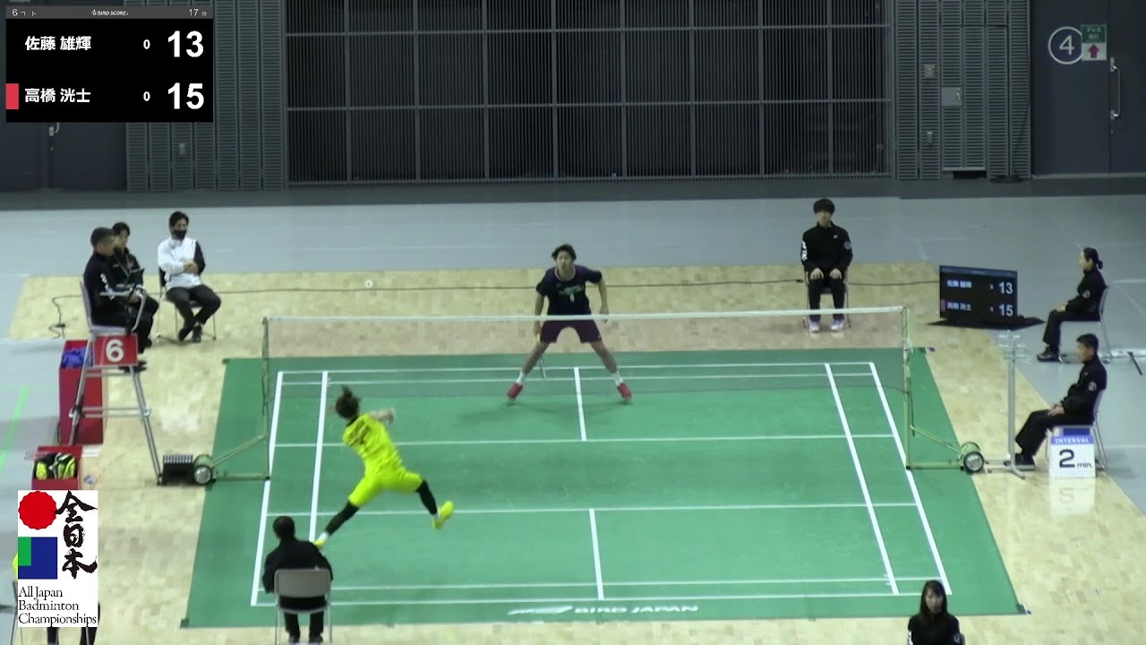 総合2024】男子シングルス1回戦｜佐藤雄輝（丸杉Steelers）vs 高橋洸士