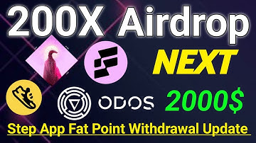 Step app FAT POINT IDO update | ODOS swap Airdrop | Li Fi bridge @FreemeJankari