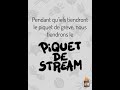 Soire de lancement du piquet de stream 