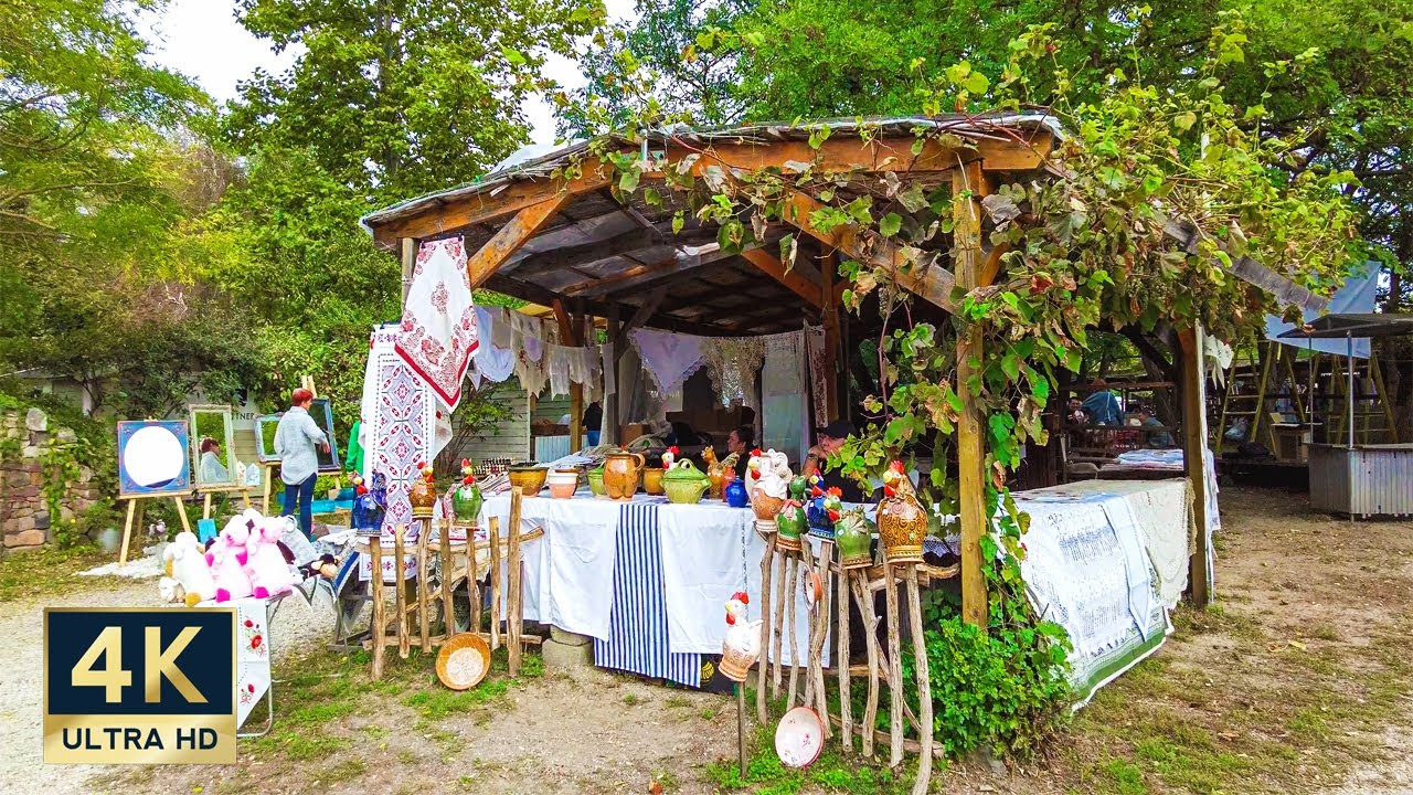 Open Air Market Liliomkert Káptalantóti Lake Balaton 4K