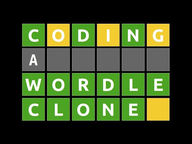 💻 #18 Build a Wordle clone with JavaScript 🟩 - by Devan