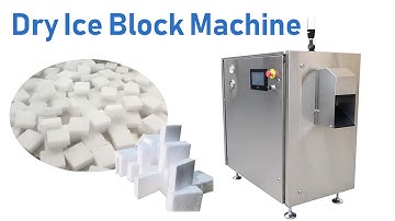 How Dry Ice Blocks Are Made: Check Our Dry Ice Block Machine in Action! Dry Ice Machine for Cubes