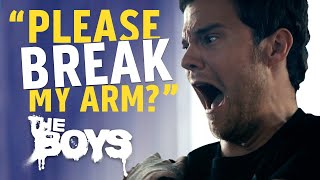 Hughie Gets Kimiko To Break His Arm! | The Boys