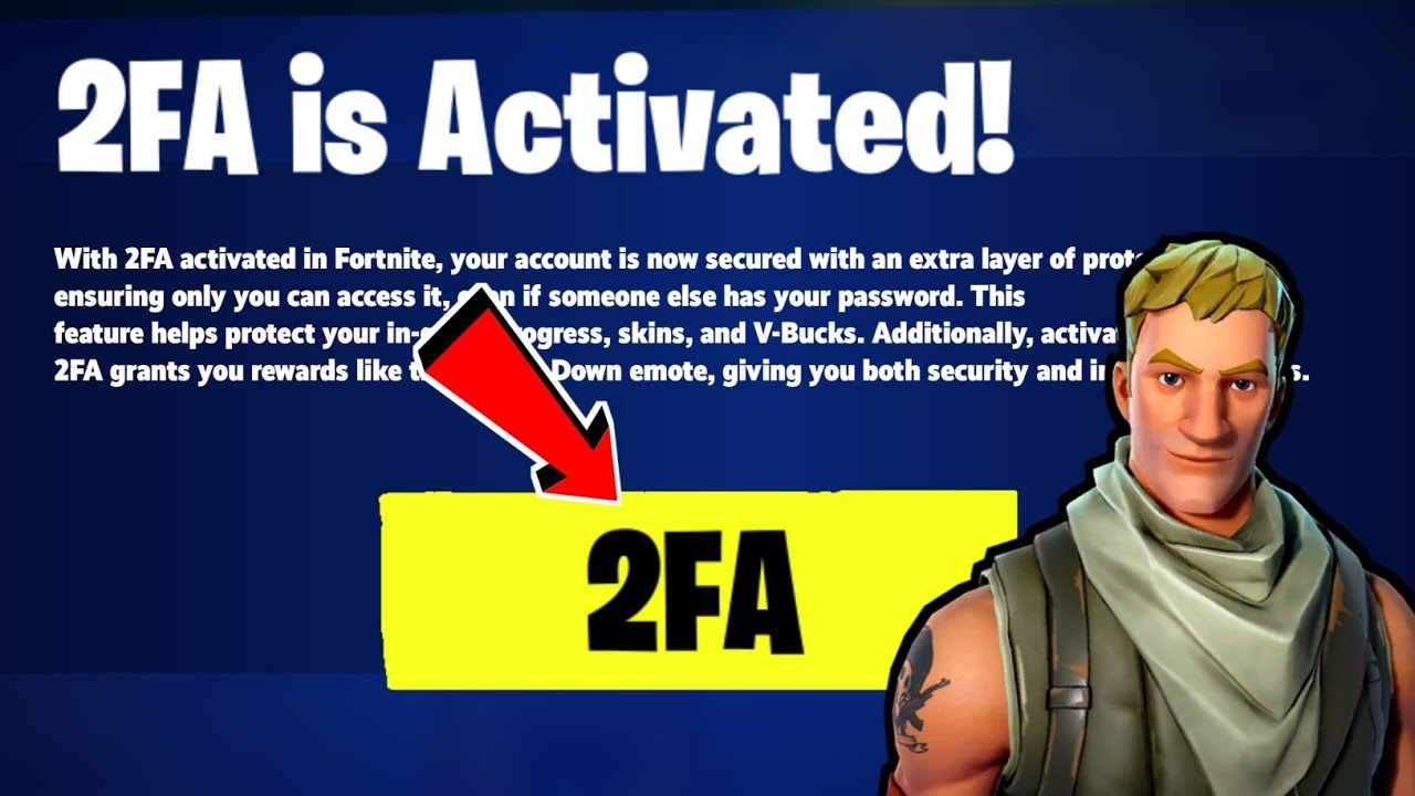 How To Activate 2FA in Fortnite YouTube
