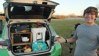 Time-lapse: How We Pack Our Subaru to Travel the Country