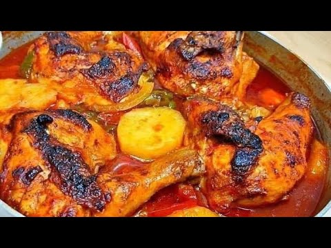 طريقه عمل صينيه بطاطس بالفراخ بطعم و ريحه زمان 