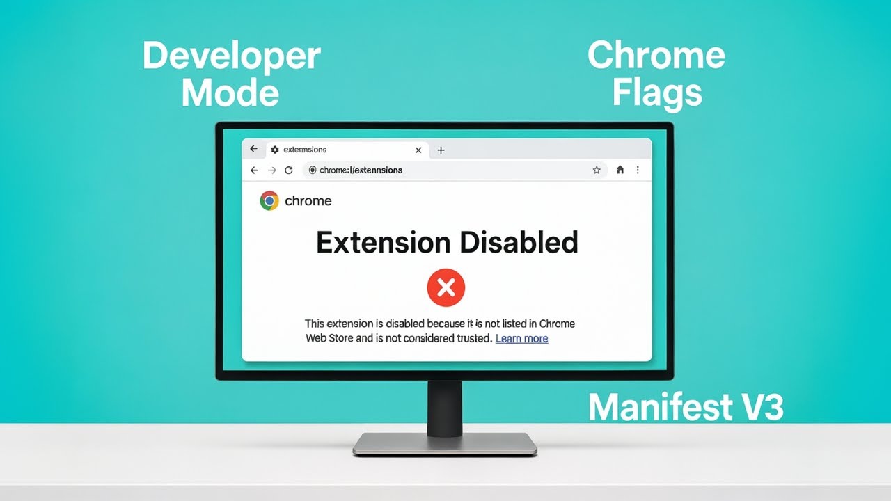 Как исправить это расширение было отключено, так как оно больше не поддерживается в Google Chrome
