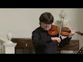 Capture de la vidéo Ben Gilmore (Violin) And Katya Apekisheva (Piano) Play Mozart, Clara Schumann And Schubert