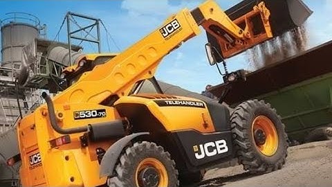 JCB New bs4 Telehandler 530-70 engine oil and filter changing