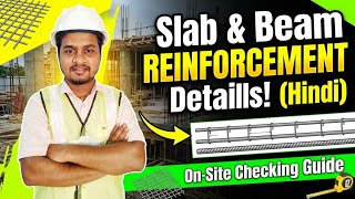 Slab and Beam Reinforcement details ll Civil Engineer Guide ll @greatfullearnercivil