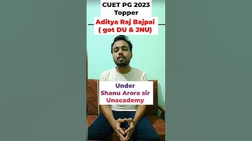 Cuet pg 2023 topper || CUET PG physics topper || cuet pg Shanu Arora #iitjam #cuetpg #topper