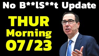 2 MINUTE NO-BS 2nd Stimulus Check UPDATE for Thursday, July 23rd, 2020
