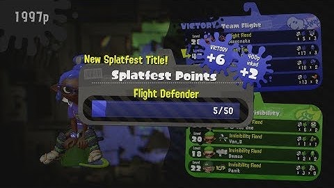 Splatoon 2 - NA/EU Splatfest (Sept. 1st) - Rise to Flight Defender