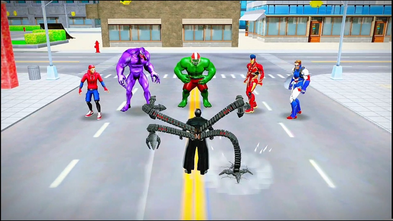 Superhero Crime Open World War