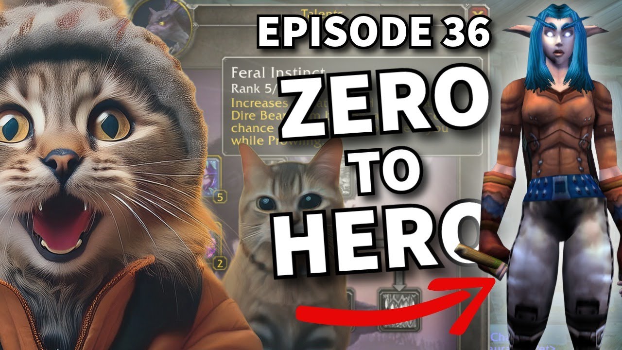 WoW Classic EP36 | Leveling a Druid on Anniversary | We tank, live stream and play the video game.