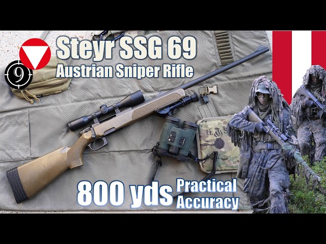 Rifle Steyr SSG 69 P2 Francotirador - 6 mm Muelle, 312 fps, 25 disparos