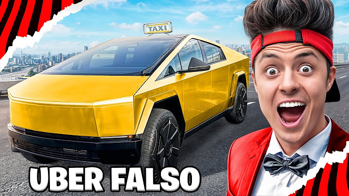 TRANSFORMEI MEU CYBERTRUCK EM UM CARRO DE APLICATIVO!