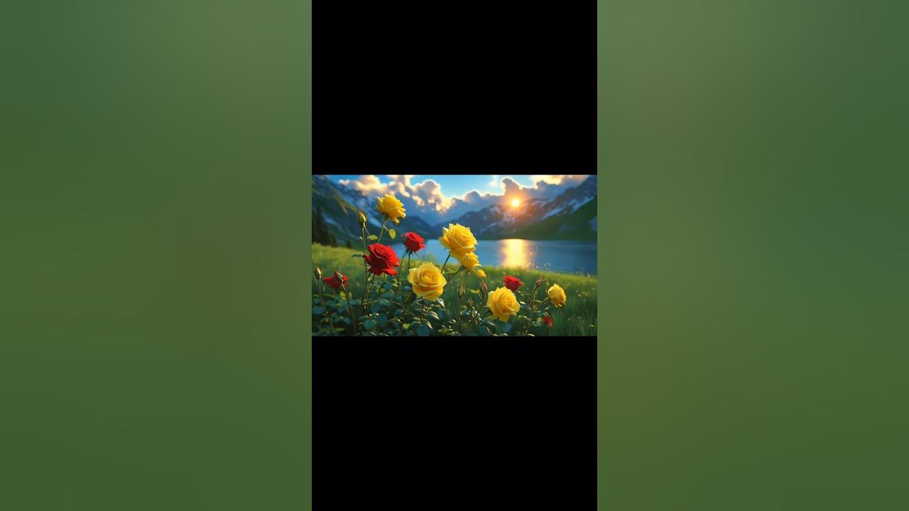 Flowers are dancing at the river #music