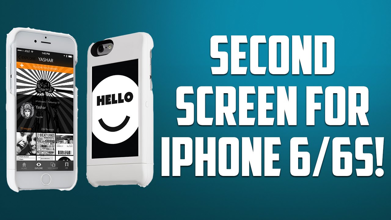 SECOND SCREEN FOR YOUR iPHONE - popSLATE Case Review for iPhone 6 and 6S!