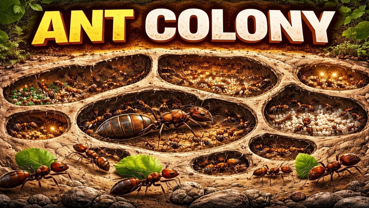 Ant Colony Explained | How Ants Build Underground Cities - YouTube