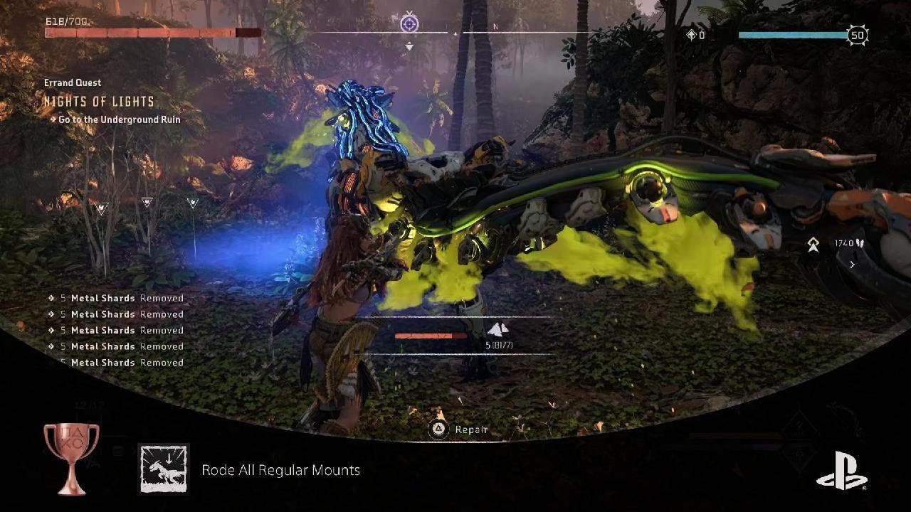 Horizon Forbidden West_Rode all mounts