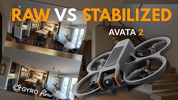 DJI Avata 2 | RAW vs Gyroflow indoor flight (4K Demo)