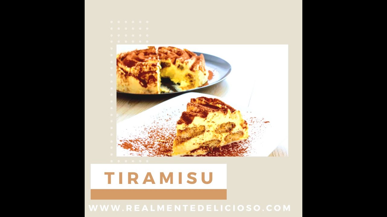 Tiramisu italiano | Realmente Delicioso
