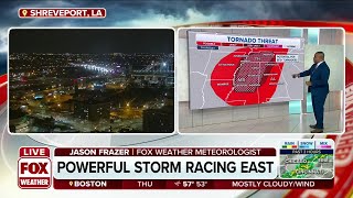 Severe Storms Packing Damaging Winds, Tornadoes Moving Across Southeast