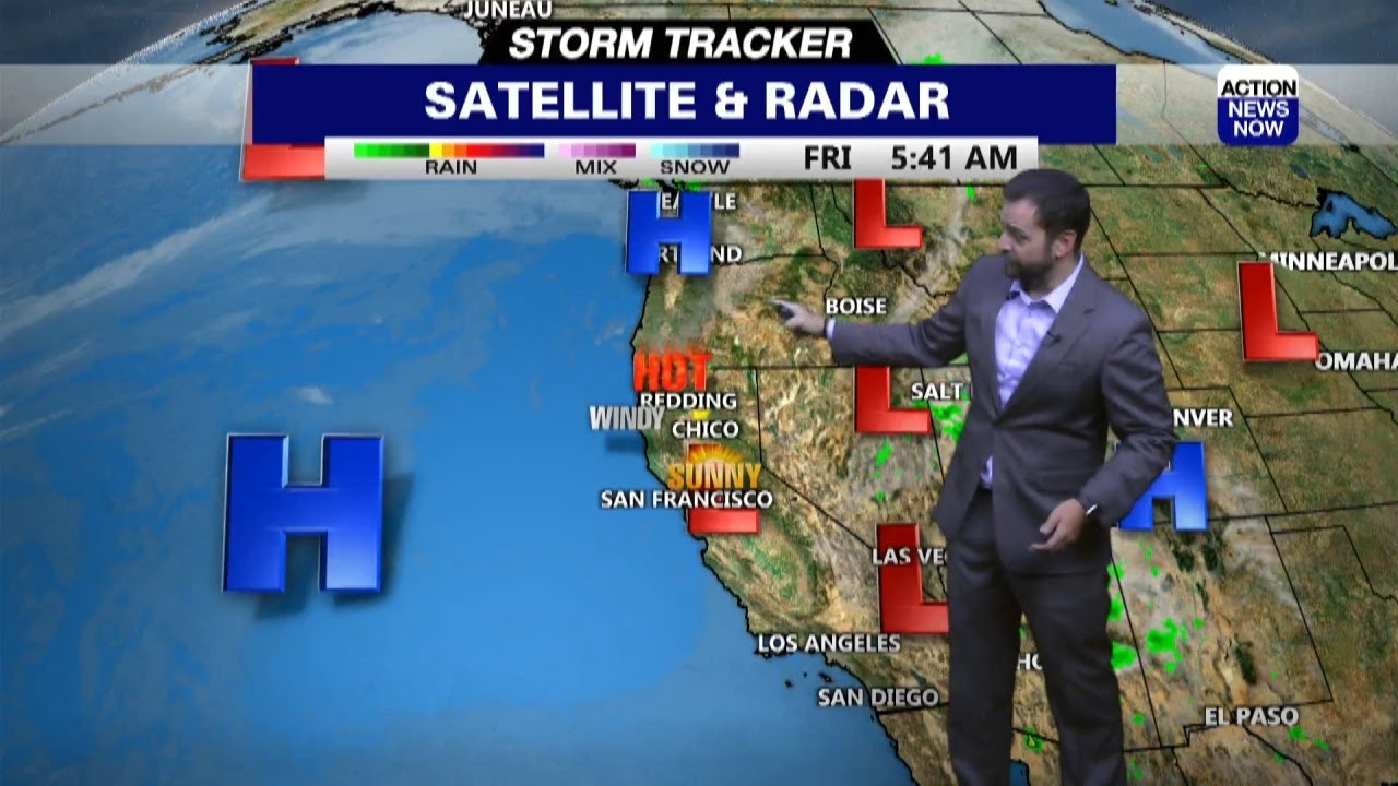 Storm Tracker Forecast: Hot with elevated fire danger Friday - YouTube