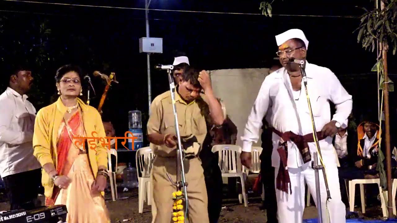 शिवाजी चव्हाण पाथर्डीकर शास्रीय गण🎧 👉बाळासाहेब जोरवर जबरदस्त खंजिरी 💕 नवरा बायकोचा मेळ बसना