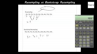CFA Level 1 Quants Reading 6 Resampling vs Bootstrap Resampling