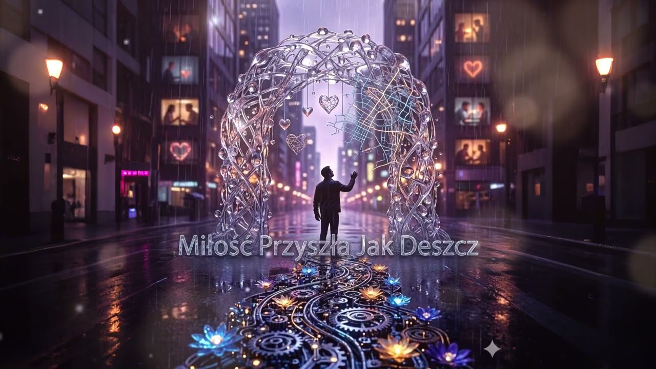 Miłość Przyszła Jak Deszcz 🌧️❤️✨ Czasem uczucie pojawia się nagle jak letni deszcz