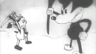 日本の戦前アニメ桃太郎vsミッキー　Pre-war propaganda Japanese anime　 Peach Boy vsEvil Mickey