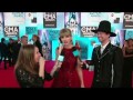 Taylor Swift on the CMA Red Carpet on Ellen show