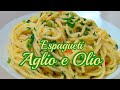 PASTA AGLIO E OLIO RÁPIDO Y FÁCIL | RECETA ITALIANA | PASO PASO