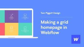 Making a grid homepage in Webflow