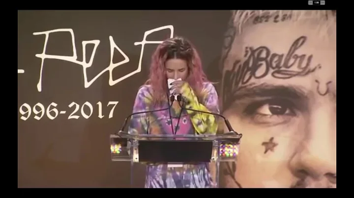 Emmalitarosas Speech To Lil Peep | Lil Peeps Memor...
