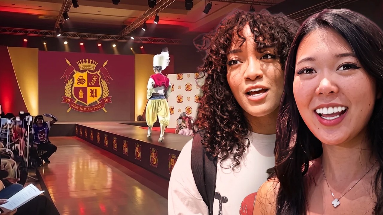 Extra Emily & Cinna Watch the Streamer University Fashion Show!