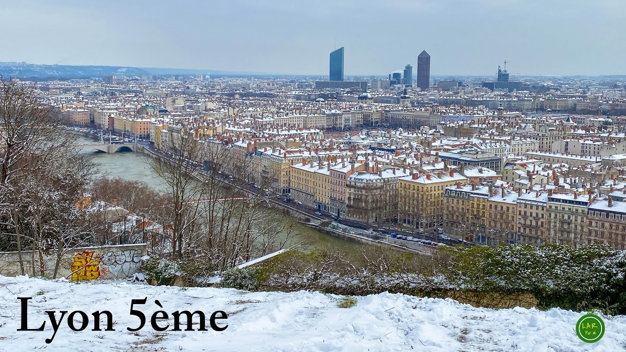 Lyon 5e Sous la neige, France