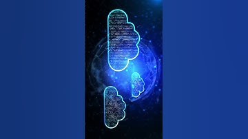 #Big #data #IOT cloud #computing cloud service technology connection network background.