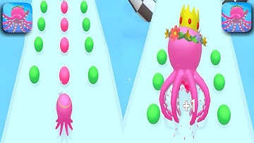 Octopus Run Games For Android 2022, Octopus Run All Levels Gameplay Android iOS, Games Android 2022