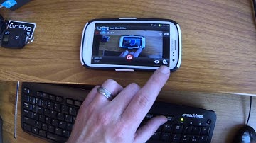 Gopro app with wifi video feed through galaxy s3
