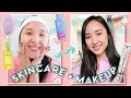 Simple Daytime Skincare + Makeup Routine for Clear & Glowing Skin