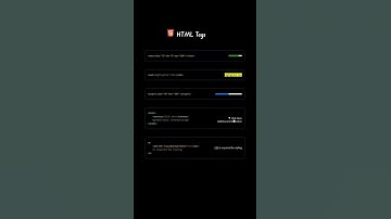 some important HTML tags #css #webdesign